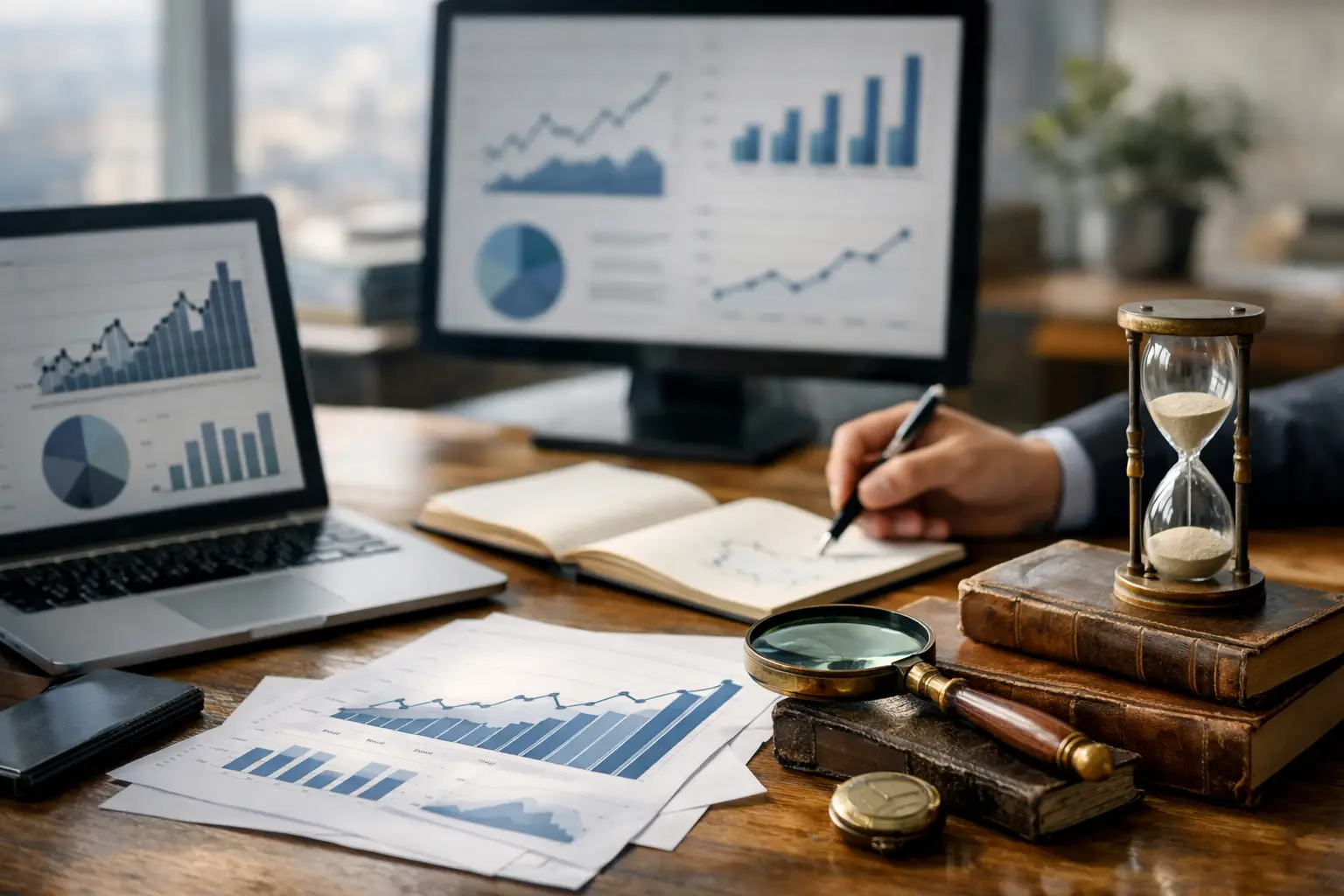 Análise de dados históricos empresariais